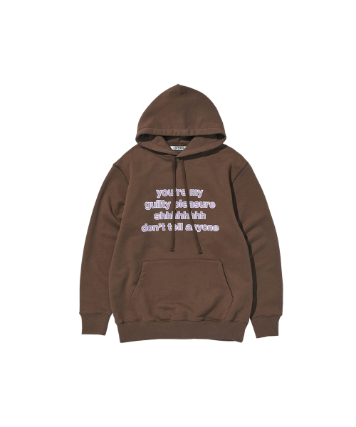 LOTSYOU(ロッツユー)の「LOTSYOU_Dont tell anyone Hoodie Brown(Tシャツ/カットソー・レディース・その他・OS)」の6枚目の写真