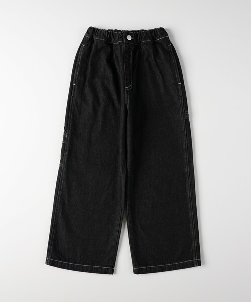 MPS(エムピーエス)の「ワイドペインターデニムパンツ(その他パンツ・キッズ・ブルー系その他/ブラック・11/12/13/14/15 /16)」の4枚目の写真