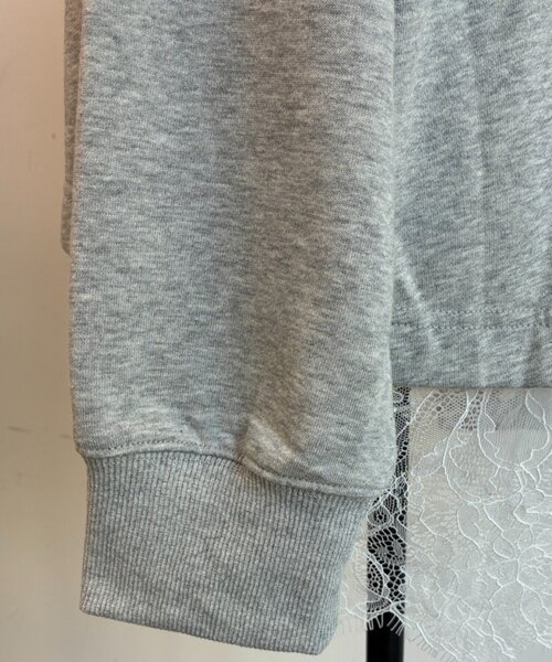 Jena espace merveilleux(ジェナ エスパスメルヴェイユ)の「裾レース裏毛プルオーバー(Tシャツ/カットソー・レディース・ピンク/グレー・FREE)」の16枚目の写真