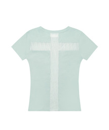 FANCY CLUB | バッククロスティー (ミント) F26QB073(Tシャツ/カットソー)