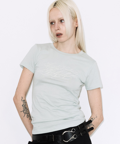 FANCY CLUB(ファンシークラブ)の「バッククロスティー (ミント) F26QB073(Tシャツ/カットソー・レディース・その他・ONE)」の5枚目の写真