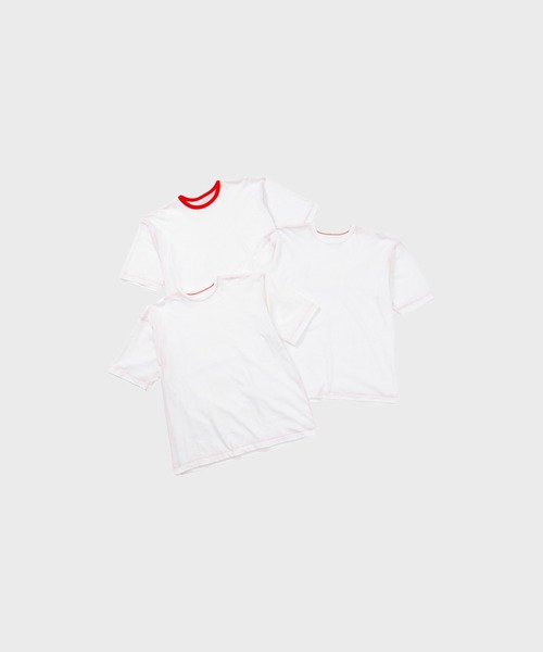 HANES(ヘインズ)の「Hanes/ 3P シングルステッチ リバーシブル クルーネックTee 秋服 冬服(Tシャツ/カットソー・レディース・ホワイト系その他2/ホワイト系その他・M/L)」の2枚目の写真