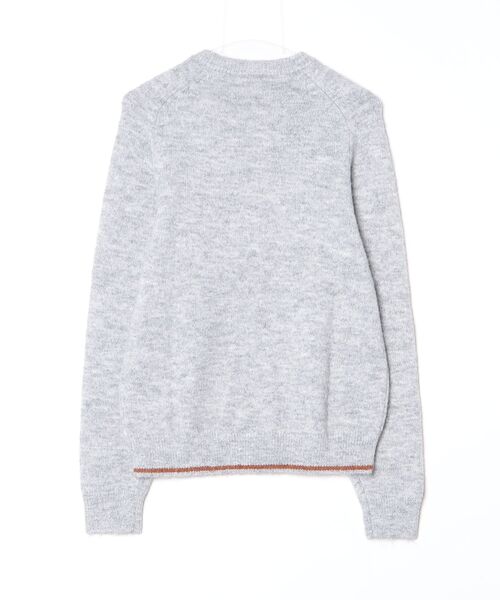 adidas（アディダス）の「スリーストライプス フラッフィー ニット クルー スウェットシャツ / トレーナー / アディダスオリジナルス adidas Originals（スウェット・メンズ・グレー・X-LARGE/3XL/XX-LARGE/X-SMALL/SMALL/MEDIUM/LARGE）」の5枚目の写真