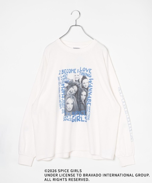 LEPSIM(レプシィム)の「SPICE GIRLS LS 1017579(Tシャツ/カットソー・レディース・オフホワイト/チャコールグレー/ライトブルー・FREE)」の21枚目の写真
