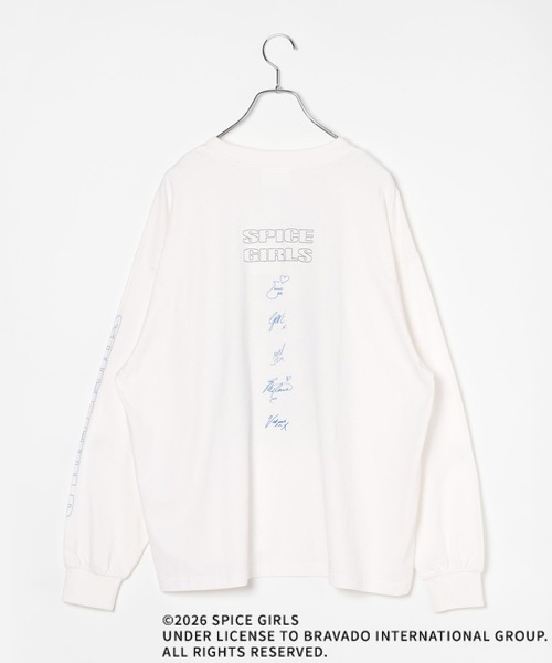 LEPSIM(レプシィム)の「SPICE GIRLS LS 1017579(Tシャツ/カットソー・レディース・オフホワイト/チャコールグレー/ライトブルー・FREE)」の10枚目の写真