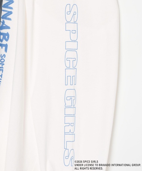 LEPSIM(レプシィム)の「SPICE GIRLS LS 1017579(Tシャツ/カットソー・レディース・オフホワイト/チャコールグレー/ライトブルー・FREE)」の12枚目の写真