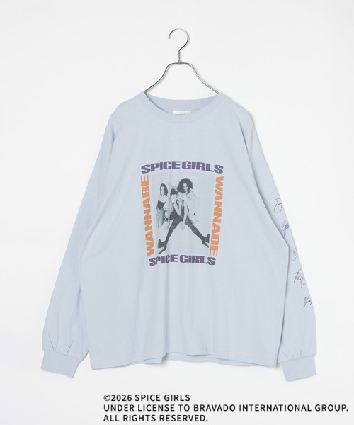 LEPSIM(レプシィム)の「SPICE GIRLS LS 1017579(Tシャツ/カットソー・レディース・オフホワイト/チャコールグレー/ライトブルー・FREE)」の14枚目の写真