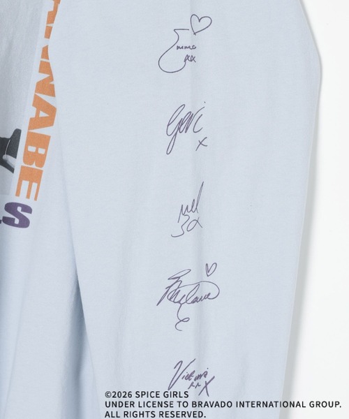 LEPSIM(レプシィム)の「SPICE GIRLS LS 1017579(Tシャツ/カットソー・レディース・オフホワイト/チャコールグレー/ライトブルー・FREE)」の8枚目の写真