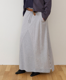 MULTI LAYER SWEATSKIRT(W) GREY