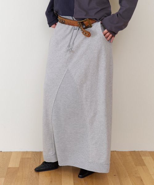 THEVINYLHOUSE（ザバイニルハウス）の「MULTI LAYER SWEATSKIRT(W) GREY（スカート・レディース・その他・FREE）」の3枚目の写真