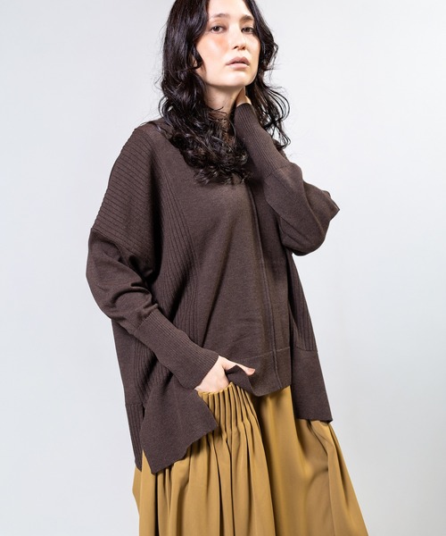 OSMOSIS(オズモーシス)の「ピンタックポケットドレープスカート(スカート・レディース・ネイビー/ブラック/マスタード・ONE SIZE)」の13枚目の写真