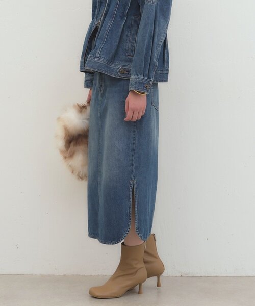 LOUNGEDRESS(ラウンジドレス)の「《セットアップ可》デニムタイトスカート(スカート・レディース・ブルー・36/38)」の3枚目の写真