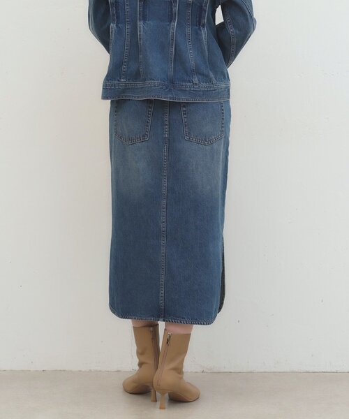 LOUNGEDRESS(ラウンジドレス)の「《セットアップ可》デニムタイトスカート(スカート・レディース・ブルー・36/38)」の4枚目の写真