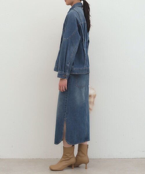 LOUNGEDRESS(ラウンジドレス)の「《セットアップ可》デニムタイトスカート(スカート・レディース・ブルー・36/38)」の8枚目の写真