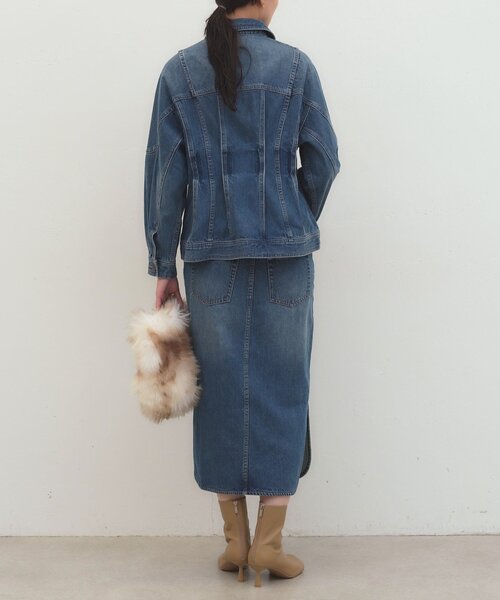 LOUNGEDRESS(ラウンジドレス)の「《セットアップ可》デニムタイトスカート(スカート・レディース・ブルー・36/38)」の9枚目の写真