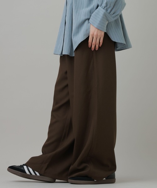 LAKOLE(ラコレ)の「ツータックスラックスパンツ / 1052426(スラックス・レディース・ブラウン/グレー/ブラック・LARGE/MEDIUM)」の7枚目の写真