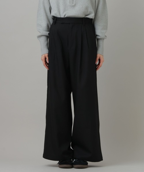 LAKOLE(ラコレ)の「ツータックスラックスパンツ / 1052426(スラックス・レディース・ブラウン/グレー/ブラック・LARGE/MEDIUM)」の9枚目の写真
