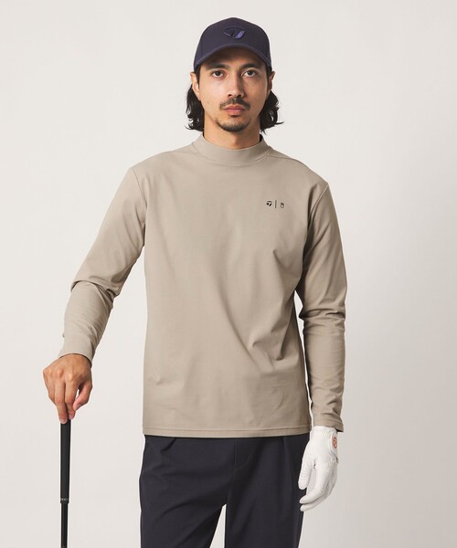 TaylorMade(テーラーメイド)の「【別注】<TaylorMade×UNITED ARROWS>ユニセックス バックプリント モックネックシャツ(Tシャツ/カットソー・メンズ・オリーブ/ベージュ/オフホワイト・L/XL/M)」の6枚目の写真