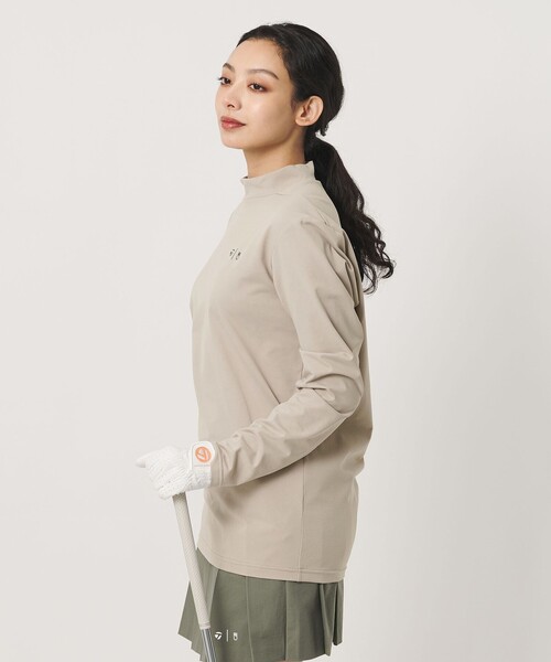 TaylorMade(テーラーメイド)の「【別注】<TaylorMade×UNITED ARROWS>ユニセックス バックプリント モックネックシャツ(Tシャツ/カットソー・メンズ・オリーブ/ベージュ/オフホワイト・L/XL/M)」の10枚目の写真