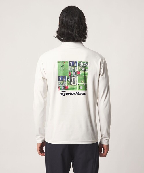 TaylorMade(テーラーメイド)の「【別注】<TaylorMade×UNITED ARROWS>ユニセックス バックプリント モックネックシャツ(Tシャツ/カットソー・メンズ・オリーブ/ベージュ/オフホワイト・L/XL/M)」の11枚目の写真