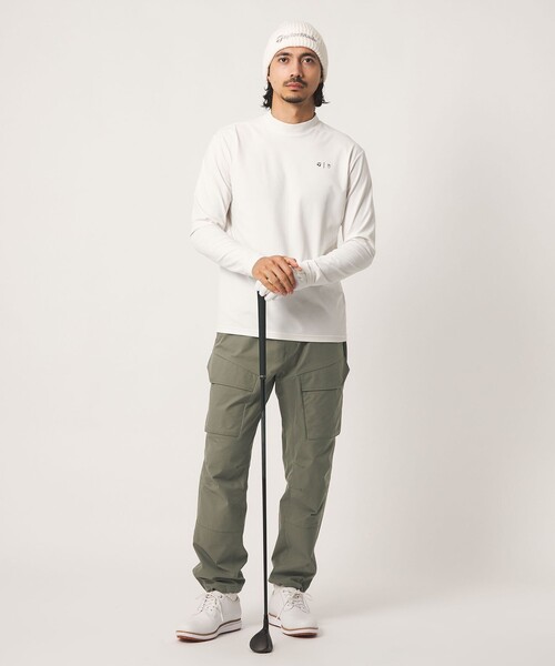 TaylorMade(テーラーメイド)の「【別注】<TaylorMade×UNITED ARROWS>ユニセックス バックプリント モックネックシャツ(Tシャツ/カットソー・メンズ・オリーブ/ベージュ/オフホワイト・L/XL/M)」の13枚目の写真