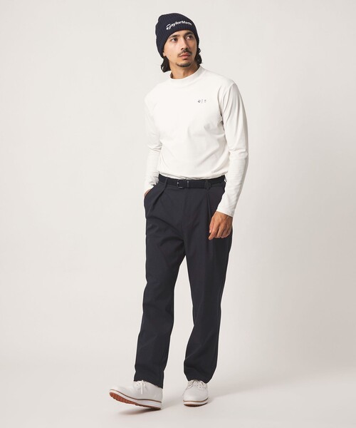 TaylorMade(テーラーメイド)の「【別注】<TaylorMade×UNITED ARROWS>ユニセックス バックプリント モックネックシャツ(Tシャツ/カットソー・メンズ・オリーブ/ベージュ/オフホワイト・L/XL/M)」の15枚目の写真