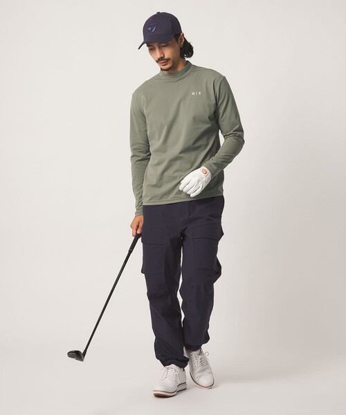 TaylorMade(テーラーメイド)の「【別注】<TaylorMade×UNITED ARROWS>ユニセックス バックプリント モックネックシャツ(Tシャツ/カットソー・メンズ・オリーブ/ベージュ/オフホワイト・L/XL/M)」の20枚目の写真
