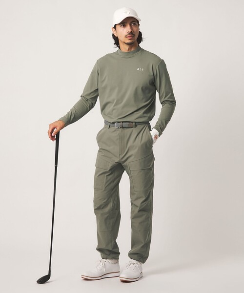 TaylorMade(テーラーメイド)の「【別注】<TaylorMade×UNITED ARROWS>ユニセックス バックプリント モックネックシャツ(Tシャツ/カットソー・メンズ・オリーブ/ベージュ/オフホワイト・L/XL/M)」の22枚目の写真