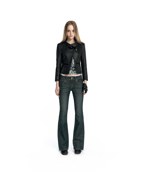 KASHIKO(カシコ)の「Quarter Cut High-Neck Jacket Black(その他アウター・レディース・その他・SMALL/MEDIUM)」の2枚目の写真