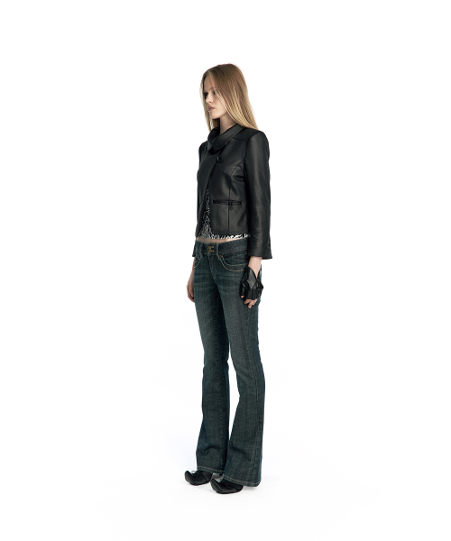 KASHIKO(カシコ)の「Quarter Cut High-Neck Jacket Black(その他アウター・レディース・その他・SMALL/MEDIUM)」の3枚目の写真