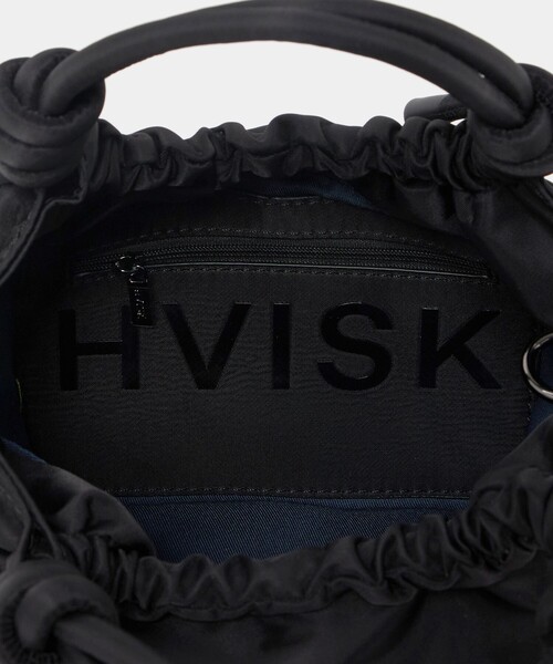 HVISK(ヴィスク)の「<HVISK>JOLLY TWILL ハンドルバッグ< Select by EMMEL REFINES >(ハンドバッグ・レディース・ブラック・FREE)」の12枚目の写真