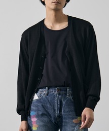 BATONER（バトナー）の「【BATONER/バトナ―】別注 RAMIE WOOL V NECK CARDIGAN（カーディガン/ボレロ）」