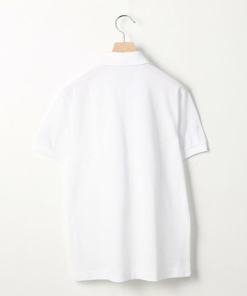 LACOSTE（ラコステ）の「【別注】 ＜LACOSTE (ラコステ）＞ ∴ 1TONE POLO/ポロシャツ ◆（ポロシャツ・メンズ・ホワイト/ネイビー・2/4/3/5）」の3枚目の写真