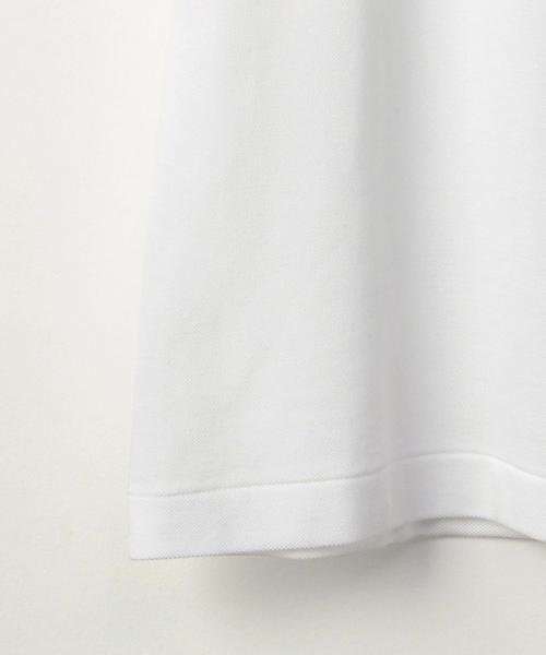LACOSTE（ラコステ）の「【別注】 ＜LACOSTE (ラコステ）＞ ∴ 1TONE POLO/ポロシャツ ◆（ポロシャツ・メンズ・ホワイト/ネイビー・2/4/3/5）」の6枚目の写真