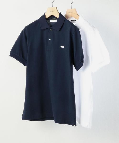 LACOSTE（ラコステ）の「【別注】 ＜LACOSTE (ラコステ）＞ ∴ 1TONE POLO/ポロシャツ ◆（ポロシャツ・メンズ・ホワイト/ネイビー・2/4/3/5）」の12枚目の写真