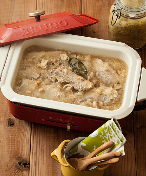 BRUNO(ブルーノ)の「コンパクトホットプレートセラミックコート鍋(キッチン家電・レディース・その他・フリ-)」の6枚目の写真