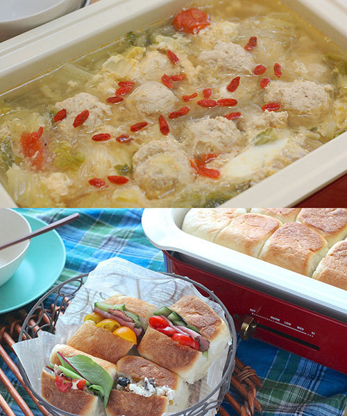 BRUNO(ブルーノ)の「コンパクトホットプレートセラミックコート鍋(キッチン家電・レディース・その他・フリ-)」の4枚目の写真