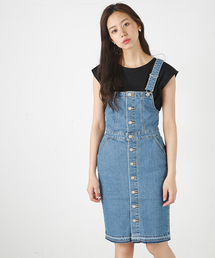 MOUSSY | SALOPETTE TIGHT SKIRT(ワンピース)