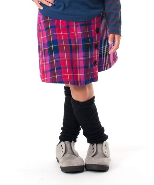 BREEZE(ブリーズ)の「チェックラップ風パンツ(その他パンツ・キッズ・レッド/ネイビー・140/100/120/110/130/90/80/95)」の1枚目の写真