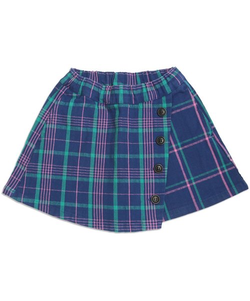 BREEZE(ブリーズ)の「チェックラップ風パンツ(その他パンツ・キッズ・レッド/ネイビー・140/100/120/110/130/90/80/95)」の5枚目の写真