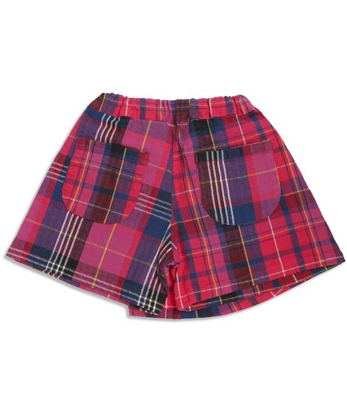 BREEZE(ブリーズ)の「チェックラップ風パンツ(その他パンツ・キッズ・レッド/ネイビー・140/100/120/110/130/90/80/95)」の8枚目の写真