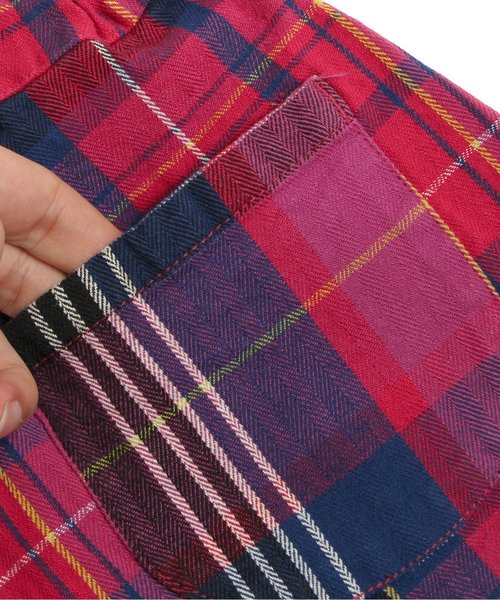 BREEZE(ブリーズ)の「チェックラップ風パンツ(その他パンツ・キッズ・レッド/ネイビー・140/100/120/110/130/90/80/95)」の11枚目の写真