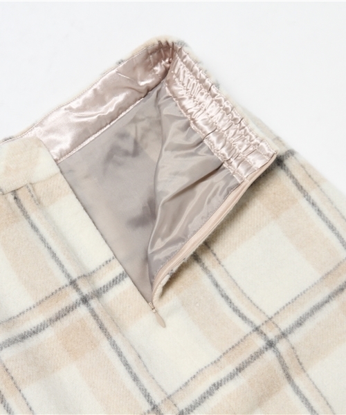 laboratory work（ラボラトリーワーク）の「ラップ台形スカート（スカート・レディース・ダークブラウン/ベージュ系その他/グレー系その他・MEDIUM）」の11枚目の写真