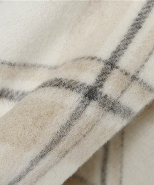 laboratory work（ラボラトリーワーク）の「ラップ台形スカート（スカート・レディース・ダークブラウン/ベージュ系その他/グレー系その他・MEDIUM）」の12枚目の写真