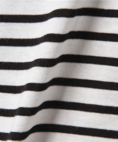 VENCEEXCHANGE（ヴァンスエクスチェンジ）の「天竺ロング丈クルーネックロンT                （Tシャツ/カットソー・メンズ・コーラル/オフホワイト/ブラック・LARGE/MEDIUM）」の10枚目の写真