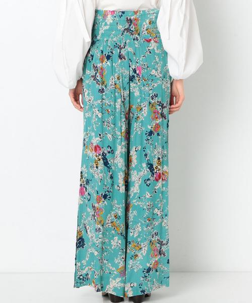 Another Edition（アナザーエディション）の「フラワープリントパンツ◆（その他パンツ・レディース・イエロー/ターコイズブルー・FREE）」の8枚目の写真