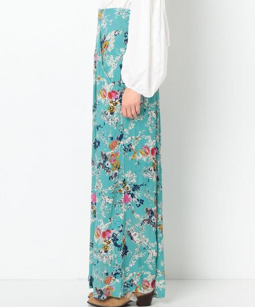 Another Edition（アナザーエディション）の「フラワープリントパンツ◆（その他パンツ・レディース・イエロー/ターコイズブルー・FREE）」の10枚目の写真