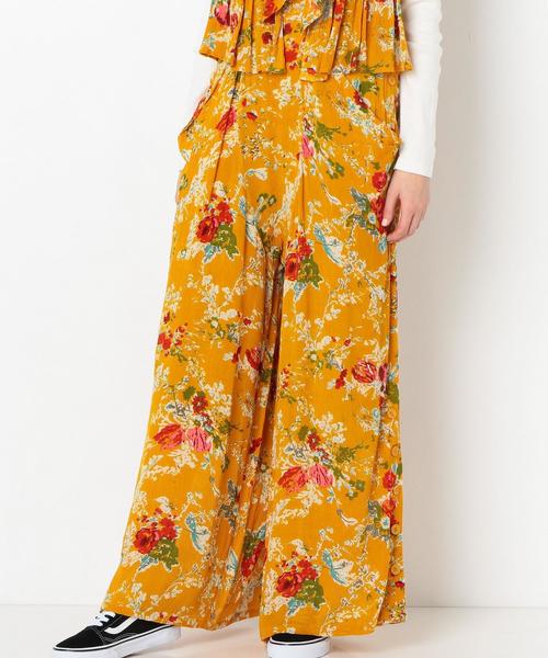 Another Edition（アナザーエディション）の「フラワープリントパンツ◆（その他パンツ・レディース・イエロー/ターコイズブルー・FREE）」の14枚目の写真