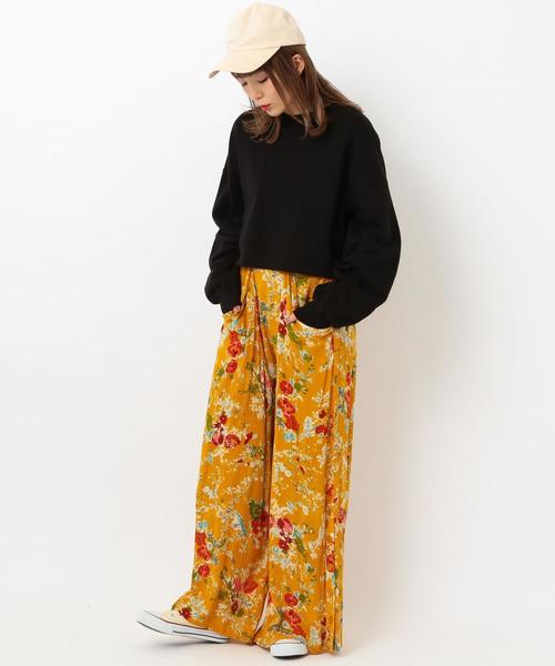 Another Edition（アナザーエディション）の「フラワープリントパンツ◆（その他パンツ・レディース・イエロー/ターコイズブルー・FREE）」の16枚目の写真