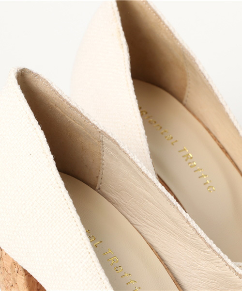 ORiental TRaffic（オリエンタルトラフィック）の「春夏★コルクヒールパンプス★7112（パンプス・レディース・ブラック/ホワイト/レッド・34/36/38/39/37/41/42/40/35）」の9枚目の写真